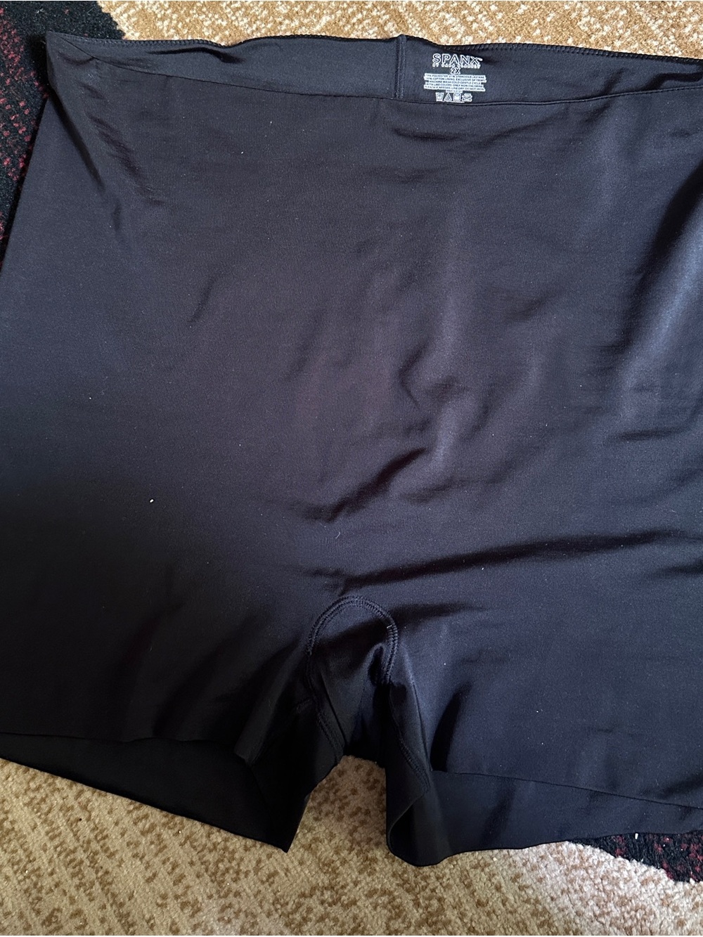 SPANX Black Seamless Shapewear Boyshorts - 2X